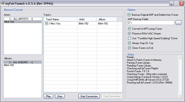 DRM Removal Freeware - myFairTunes